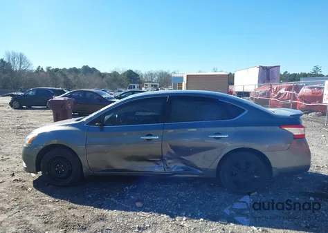 2015 Nissan Sentra S z USA, uszkodzony, nr VIN 3N1AB7AP3FY325083